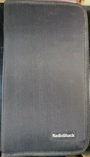 BLACK NYLON 48 pocket MEDIA CASE, RADIO SHACK (Dr. Cooper's Favorite), NEW