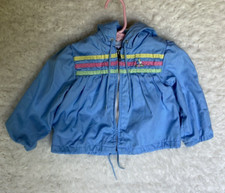 VINTAGE Jacket 24 Months Weather Tamer Blue, Stripes Floral