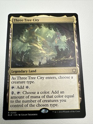 Three Tree City (Non-Foil) Bloomburrow-0260 Rare MTG