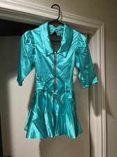 bright green jazz dance dress costume large child