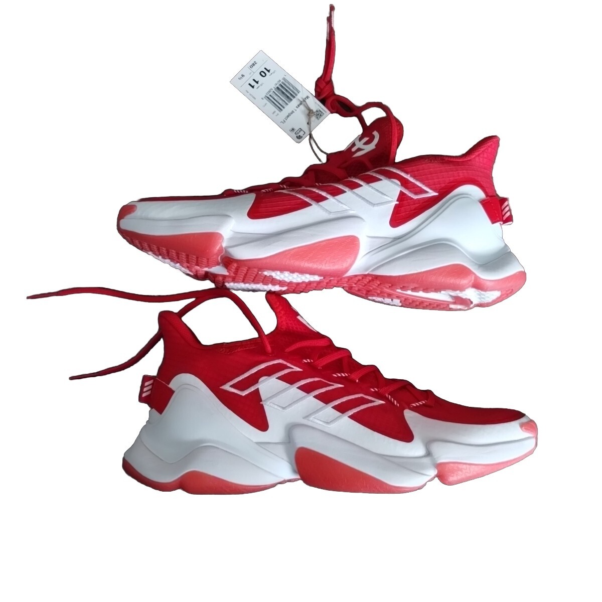 Size 10 - adidas Mahomes 1 Impact FLX Team Collegiate Red  display picture 1