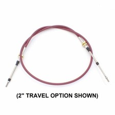 3 Series Push-Pull Cable, Bulkhead Hubs, M5 X .8 METRIC Rods, (build to order)