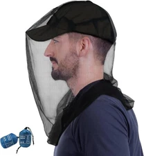 2 Pack Mosquito Head Net Cover Protection from Insect Bugs Bee Mosquito