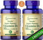 Vitamin D3 400 Softgels (2x200) D-3 Potency 2000 IU 50mcg Bone & Immune Health D
