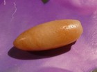 ANCIENT PRECOLUMBIAN TAIRONA 3 HOLE BULLET SHAPE AGATE BEAD 30.1-12.3 MM LUSTRE — photo 3