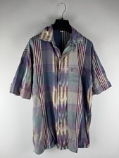 Vintage Yves Saint Laurent Pour Homme Plaid Shirt Men s M Short Sleeve YSL