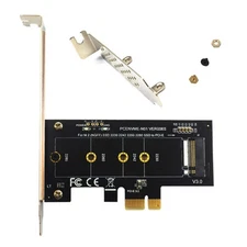 1pc PCI-Express 1X to M.2 NGFF Adapter Card PCIE 3.0 X1 to NVME SSD M2 for INTEL