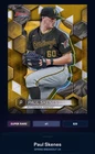 Digital Paul Skenes Topps Bunt Bowman's Best Gold 2024 Digital Card
