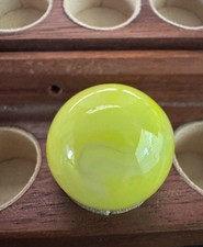 CAC Yellow Pearl Swirl Marble 1927-1933 - 0.94"