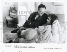 1987 Press Photo Gene Hackman and Sean Young in "No Way Out" - DFPG85273