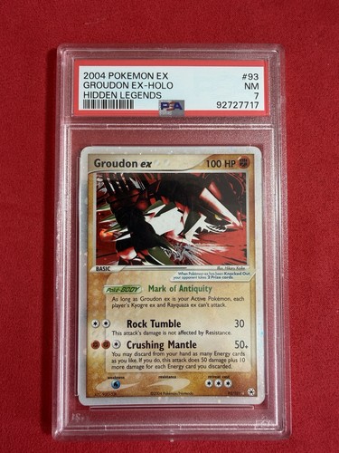 Groudon ex graded PSA 7 for sale on eBay