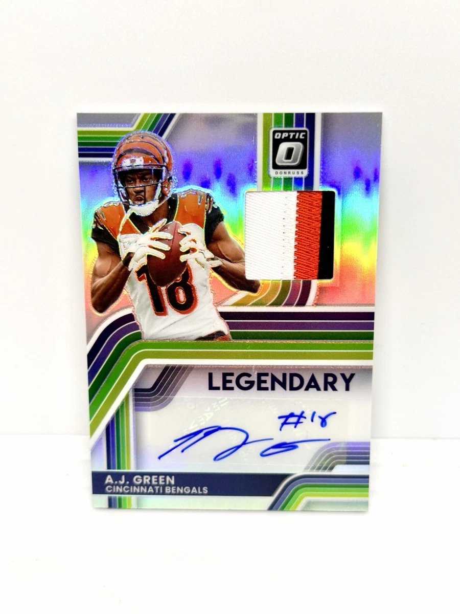 Football A.J. Green Autographed Sports Trading Card Singles for