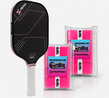 RPM Friction Pro ELLA OH PINK V2 WIDEBODY 14MM Pickleball Paddle  8 Random Grip
