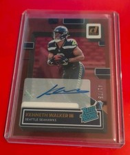 2022 DONRUSS CLEARLY BRONZE AUTO KENNETH WALKER III 41/75  RC #68