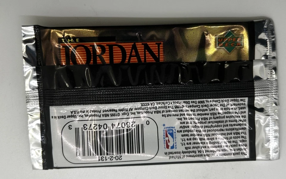 1995 Upper Deck The Jordan Milk Caps POGS* Pack Factory Sealed - Image 2 of 2