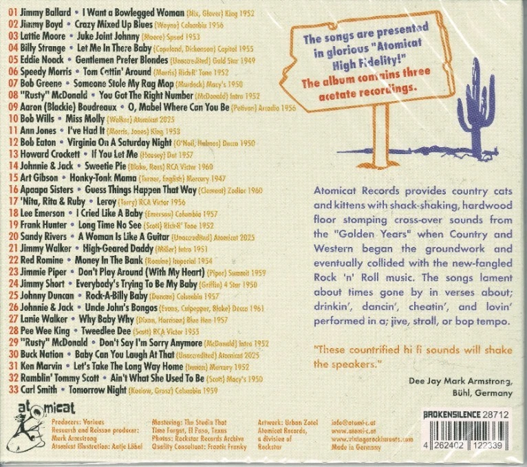 Rockin' Country Style Vol. 3 (CD) Musik Sampler - NEU & OVP - Bild 2 von 2