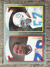 1988 Topps Stickers #140 Bruce Smith/ 154 Dwight Stephenson AP FOIL
