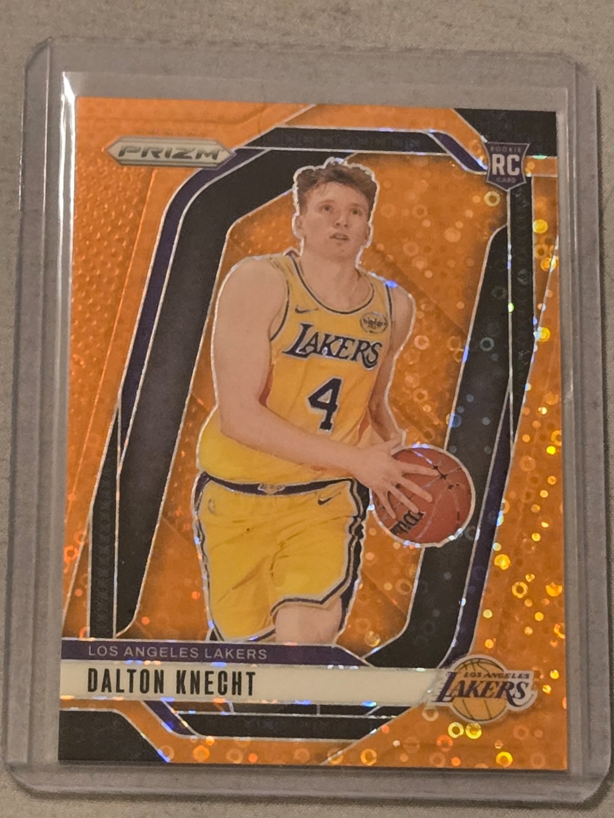 2024 Prizm - #238 Dalton Knecht RC Orange Fast Break #'d 002/125