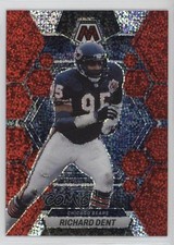 2023 Panini Mosaic Red Sparkle Prizm Richard Dent #39 HOF 1d59
