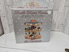 2005 Mr. Christmas Double Decker Carousel 30 Songs Original Box