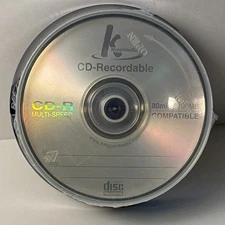 CD-R 80 Min 700MB 30-Pack Compact Disc Recordable 48X K Hypermedia resealed pack