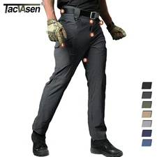 Mens Hiking Pants Cargo Pants 9-Pockets Lightweight Quick Dry Ripstop Work Pants