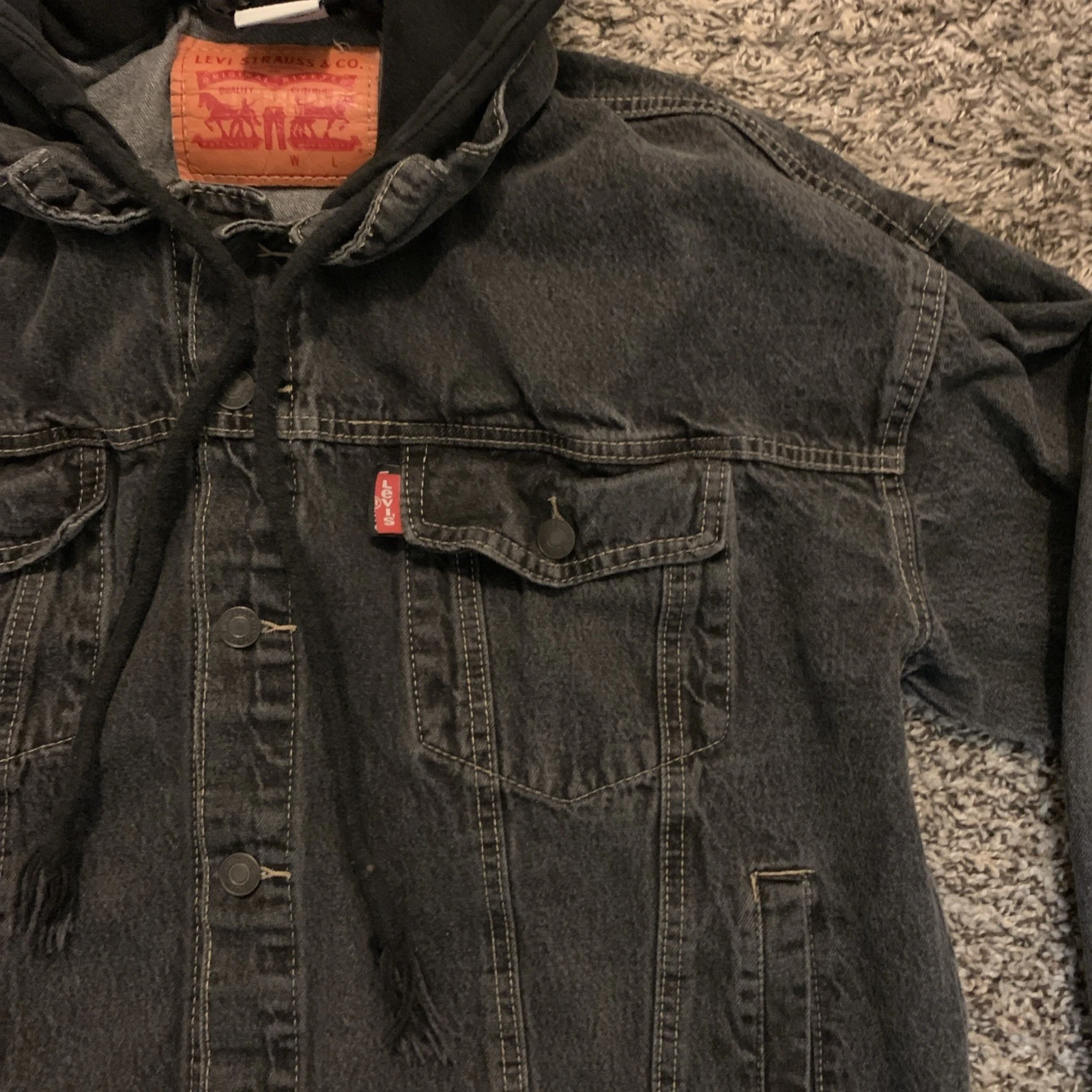 Vetements x Levi hooded denim jacket image 5