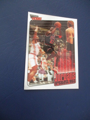 1999/00 Ultimate Victory Michael Jordan ''Jordan's Greatest Hits'' Foil Card #111