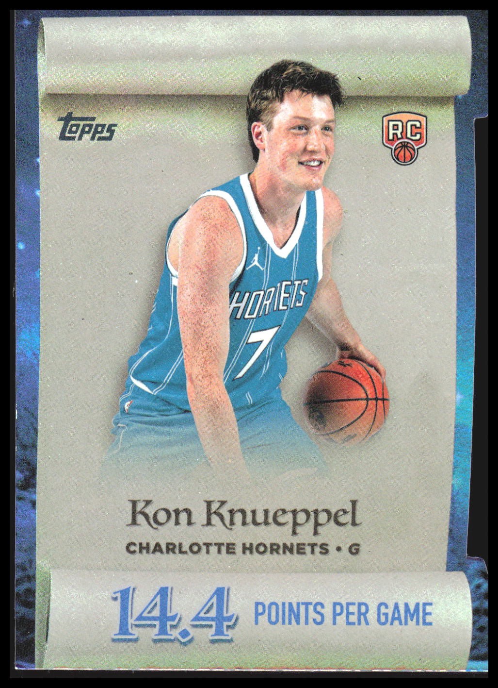 2025 Topps Holiday Kon Knueppel # ML-4 Making the Nice List Hornets 5AA