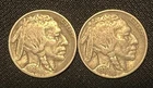 1929-S And 1930-S 5C Buffalo Nickel Lot Very Fine Condition!