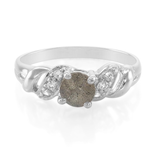 Cavill Ring Sterlingsilber Spektrolith 0,44Ct Topas Damen Echtschmuck-image