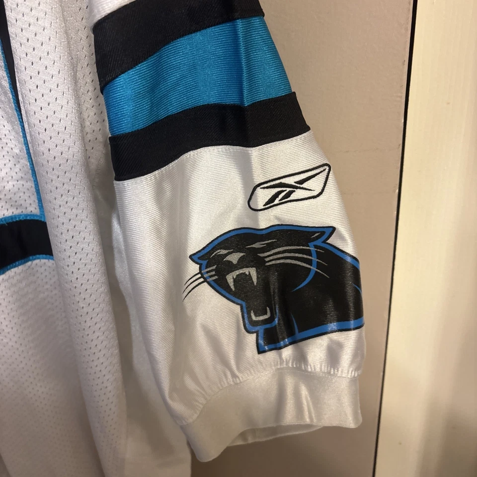 Camiseta deportiva auténtica Julius Pepper #90 Carolina Panthers On Field Reebok 56 XXL HOF Foto 4 de 4