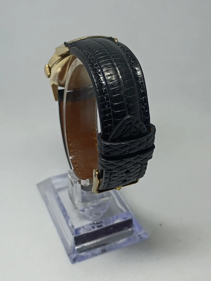 **Beautiful** 1950 Lord Elgin Black Night Watch(14k GF) - Image 4 of 4