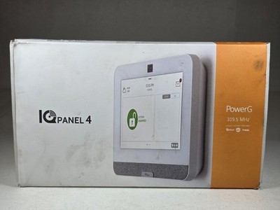 Qolsys IQ Panel 4 IQP4004 PowerG 319.5MHz Alarm Control Panel LTE
