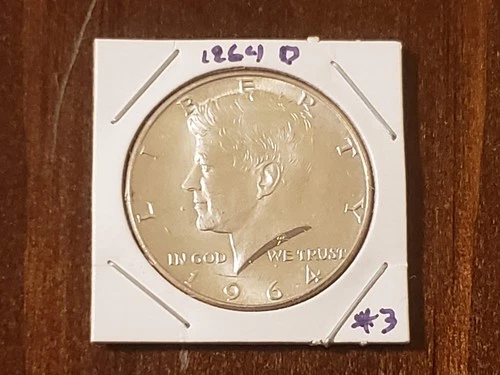 Uncirculated 1964 D Silver Kennedy Half Dollar #3