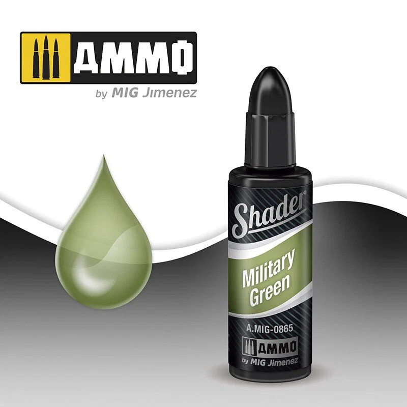 Ammo Mig 865 - Shader 10ml - Military Green
