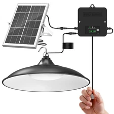 Solar Shed Light Indoor Outdoor, Solar Pendant Light 2000LM Daytime Available...