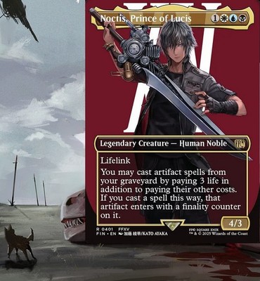 mtg noctis commander deck Noctis, Prince of Lucis Commander Deck Ready-to-Play Esper MTG Artifact EDH  Alt