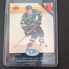 2007-08 Upper Deck - All-World Team Jonathan Cheechoo #AW21