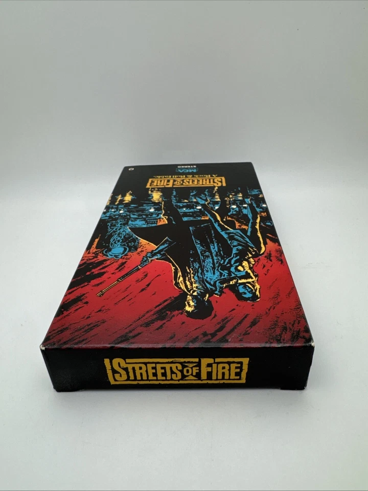 Streets of Fire (1984) VHS Crime Thriller Diane Lane Michael Pare Willem Dafoe Foto 3 de 4