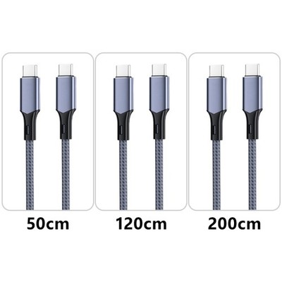 Efficient USB C Cable Support 8K60hz Video 40Gbps Data PD240W Power for Devices