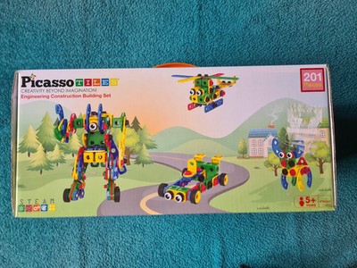 PicassoTiles, Dampftechnik Baukasten, 201 Teile, 2020