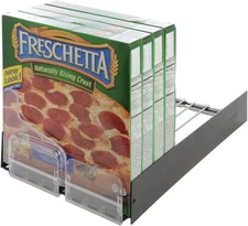 Trion Metal Sided Black Expandable Wire Tray - 19"L x 10 1/2"-20"W x 7 1/2"H