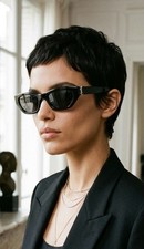 YSL SAINT LAURENT Monogram Hinge 54MM Rectangular Sunglasses