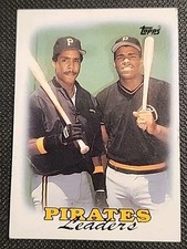 Topps 1988 Topps #231 Pirates Leaders Pittsburgh Pirates Bonds Bonilla