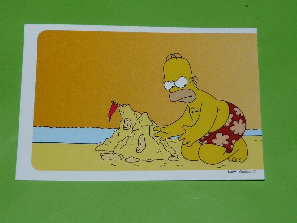 PANINI THE SIMPSONS 2012 MATT GROENING HOMER MARGE BART LISA SPRINGFIELD #125 - Photo 1/1