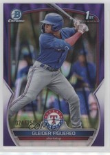 2023 Bowman Chrome Prospects Purple RayWave Refractor /250 Gleider Figuereo 13h7