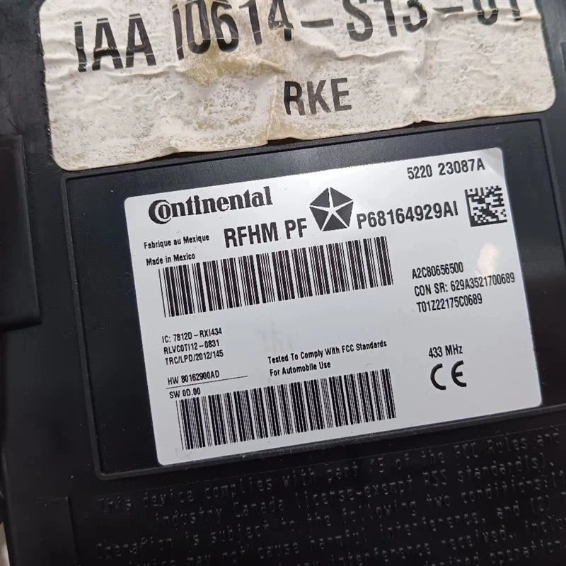 Módulo de buje receptor de bloqueo antirrobo debajo de la cubierta del paquete se adapta a Dodge Dart 13-16 Foto 2 de 4