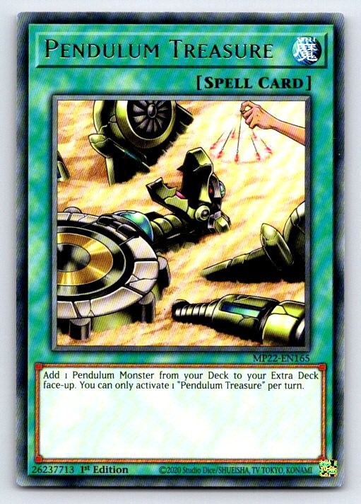 Pendulum Treasure Rare 2022 Tin of the Pharaoh's Gods Yu-Gi-Oh 1st Edition