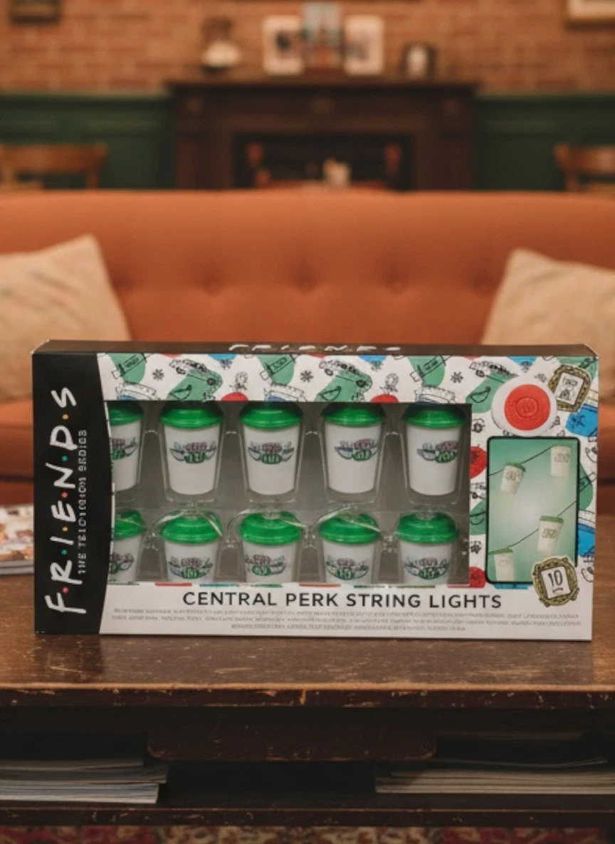 Friends TV Show Central Perk LED String Lights | Café Cup Bedroom Decor Gift